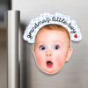Personalized Photo Acrylic Fridge Magnet - Gift For Grandma, Grandpa, Family - My Little Sunshine