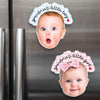 Personalized Photo Acrylic Fridge Magnet - Gift For Grandma, Grandpa, Family - My Little Sunshine