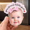 Personalized Photo Acrylic Fridge Magnet - Gift For Grandma, Grandpa, Family - My Little Sunshine