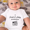 Personalized World Football Baby Onesie – Baby Shower Gift For New Parents – Presented by Love