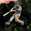Personalized Photo Acrylic Ornament – Christmas Gift For Baseball Player, Baseball Lover – Chasing Joy One Game At A Time