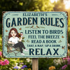 Personalized Home Decor Metal Sign – Gift For Garden Lovers, Plant Lovers – In My Garden Era