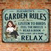 Personalized Home Decor Metal Sign – Gift For Garden Lovers, Plant Lovers – In My Garden Era