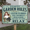 Personalized Home Decor Metal Sign – Gift For Garden Lovers, Plant Lovers – In My Garden Era