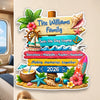 Personalized Cruise Ship Door Magnet – Summer Gift For Family – Sailing Through Life Together