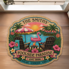Personalized Shaped Doormat – Poolside, Summer Gift For Family – Our Poolside Escape