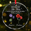 Personalized Glass Ornament - Christmas Gift For Sister, Bestie, Best Friend - If Friends Were Flowers, I'd Pick You