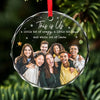 Personalized Photo Glass Ornament - Christmas Gift For Sister, Bestie, Best Friend - This Is Us, A Whole Lot Of Love