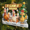 Personalized Acrylic Ornament – Christmas Gift For Coworker, Work Bestie – The Caw League
