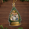Personalized Photo Acrylic Ornament – Christmas Gift For Mom, Dad, Family – Making Memories By The Tree