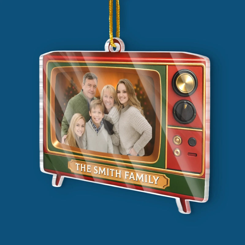 Personalized Photo Acrylic Ornament – Christmas Gift For Mom, Dad, Family – Bringing Family Moments To Screen