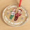 Personalized Glass Ornament - Christmas Gift For Sister, Bestie, Best Friend - Chaos Queens Forever