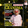 Personalized Photo Magazine Acrylic Ornament – Christmas Gift For Grandma – Where Grandma Is Joy Follows