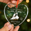 Personalized Glass Ornament – Christmas, Anniversary Gift For Couple, Husband, Wife – First Noel As Us