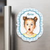 Personalized Photo Acrylic Fridge Magnet - Gift For Family - My Sweet Angel