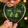 Personalized Glass Ornament – Christmas, Anniversary Gift For Couple, Husband, Wife – Our Christmas Begins