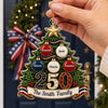 Personalized Acrylic Ornament – America 250th Anniversary, Christmas Gift For Family – Home of the Brave