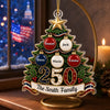Personalized Acrylic Ornament – America 250th Anniversary, Christmas Gift For Family – Home of the Brave