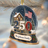 Personalized Acrylic Ornament – America 250th Anniversary, Christmas Gift For Family – Gather Love Celebrate