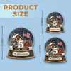 Personalized Acrylic Ornament – America 250th Anniversary, Christmas Gift For Family – Gather Love Celebrate