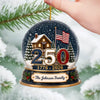 Personalized Acrylic Ornament – America 250th Anniversary, Christmas Gift For Family – Gather Love Celebrate