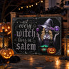 Personalized Home Decor Metal Sign - Halloween Witchy Gift For Sister, Bestie, Best Friend - Born to Bewitch