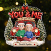 Personalized Acrylic Ornament – Christmas, Anniversary Gift For Couple – You & Me, We Got This