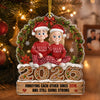 Personalized Acrylic Ornament – Christmas, Anniversary Gift For Couple – Partners in Merry