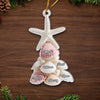 Personalized Acrylic Ornament – Christmas Gift For Family – Merry by the Sea