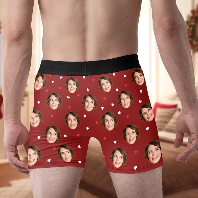 Personalized Photo Boxer Briefs, Men's Boxers – Anniversary Gift For Couple, Husband – Unwrap With Love