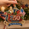 Personalized Acrylic Ornament – America 250th Anniversary, Christmas Gift For Family – Legacy of Liberty