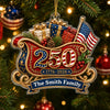 Personalized Acrylic Ornament – America 250th Anniversary, Christmas Gift For Family – Legacy of Liberty