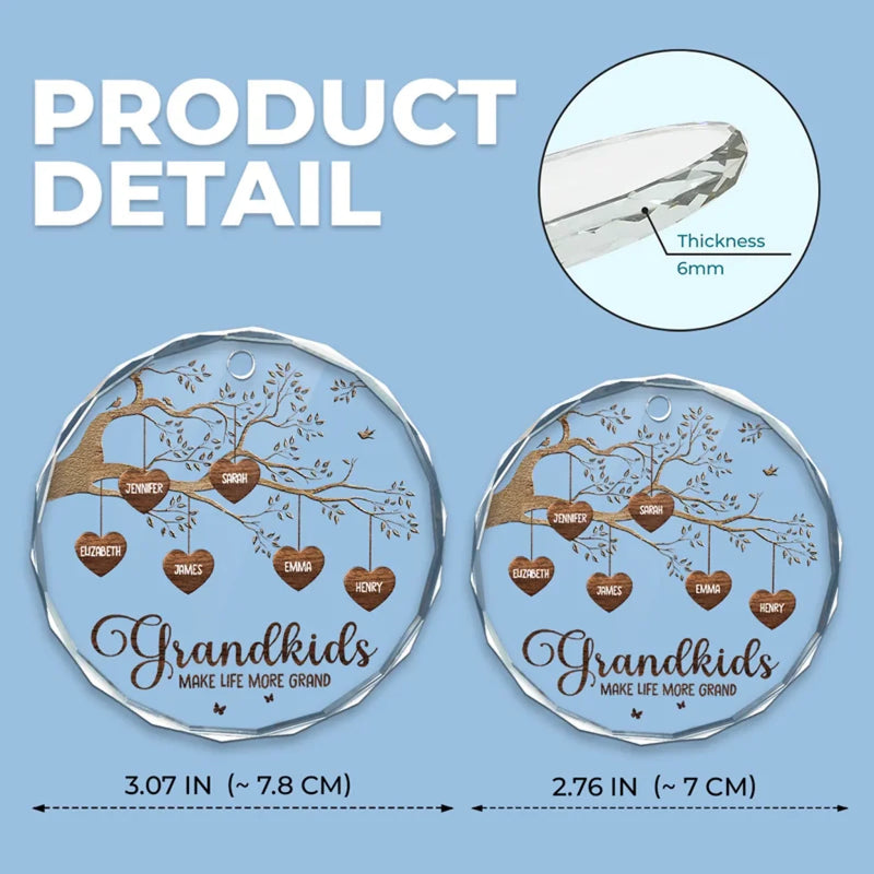 Personalized Glass Ornament – Christmas Gift For Grandma, Mom, Family – Every House Needs A Nana In It