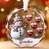 Personalized Glass Ornament – Christmas Gift For Grandma, Mom, Family – Call Your Grandmother