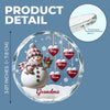 Personalized Glass Ornament – Christmas Gift For Grandma, Mom, Family – Call Your Grandmother