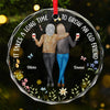 Personalized Glass Ornament – Christmas Gift For Sister, Bestie, Best Friend – Stay Together
