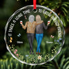 Personalized Glass Ornament – Christmas Gift For Sister, Bestie, Best Friend – Stay Together