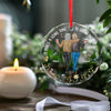 Personalized Glass Ornament – Christmas Gift For Sister, Bestie, Best Friend – Stay Together