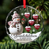 Personalized Glass Ornament – Christmas Gift For Grandma, Family – The Greatest Blessing Your Heart