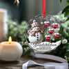 Personalized Glass Ornament – Christmas Gift For Grandma, Family – The Greatest Blessing Your Heart