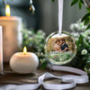 Personalized Photo Glass Ornament – Christmas,  Anniversary Gift For Couple – Always You