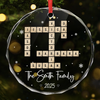 Personalized Glass Ornament – Christmas Gift For Family – Sending Love And Comfort During This Time