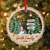 Personalized Glass Ornament – Christmas Gift For Family – Making Christmas Memories