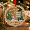 Personalized Glass Ornament – Christmas Gift For Family – Making Christmas Memories
