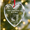 Personalized Glass Ornament – Christmas, Anniversary Gift For Couple – A Season Of Love