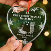 Personalized Glass Ornament – Christmas, Anniversary Gift For Couple – A Season Of Love