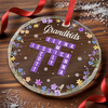 Personalized Glass Ornament – Christmas Gift For Family – Home Is Where Joy Grows