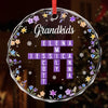 Personalized Glass Ornament – Christmas Gift For Family – Home Is Where Joy Grows