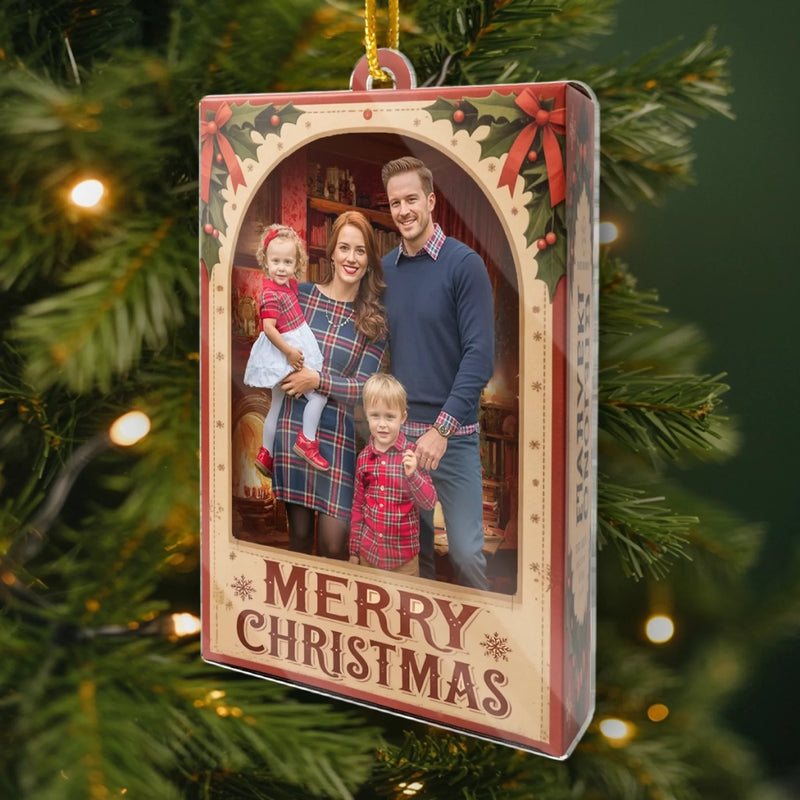 Personalized Photo Acrylic Ornament – Christmas Gift For Family – Family Moments, Collector’s Edition