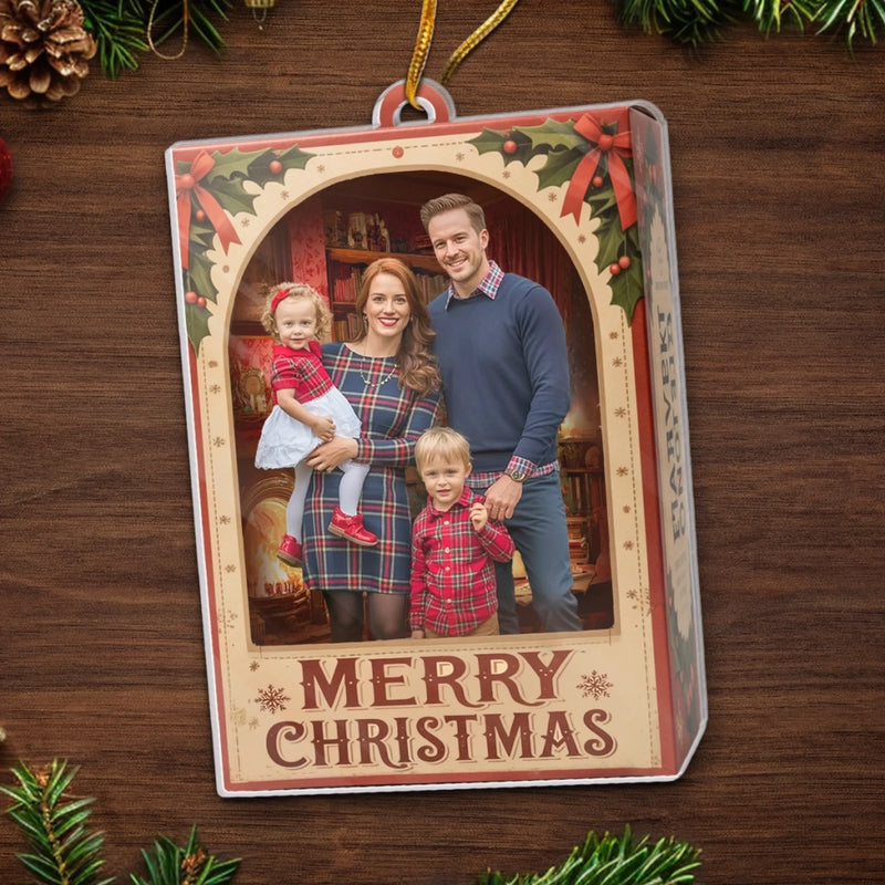 Personalized Photo Acrylic Ornament – Christmas Gift For Family – Family Moments, Collector’s Edition